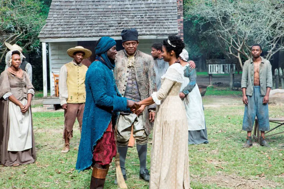 A scene from the 2016 Roots Miniseries