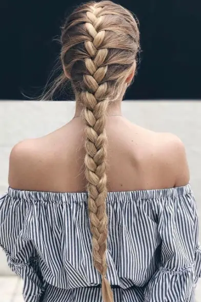 Simple Braiding Hairstyles: Classic French Braid