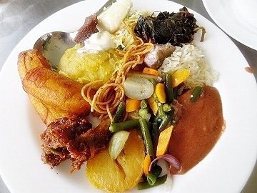 Food at Kaahwa Kanuzire, Igongo Cultural Centre