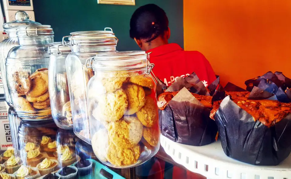 Cookies and muffins at Soul Treats Bakery in Dar es Salaam, Tanzania