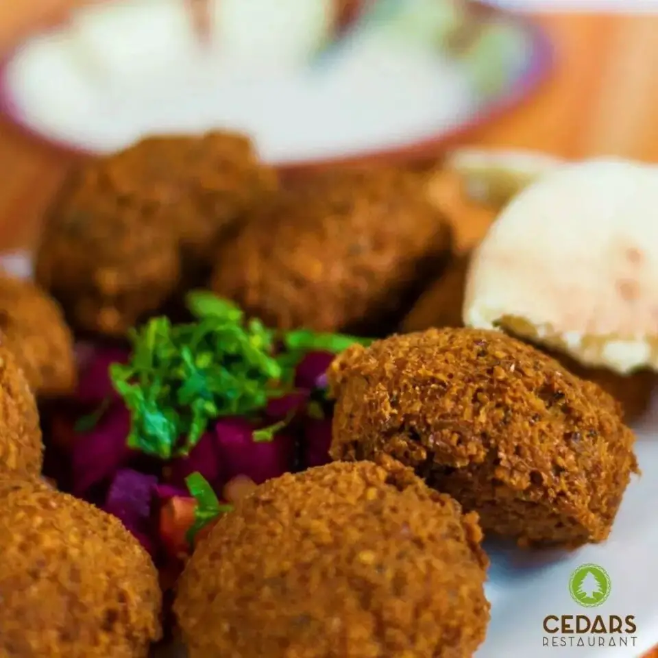 Falafel at Cedars Lebanese Restaurant Nairobi