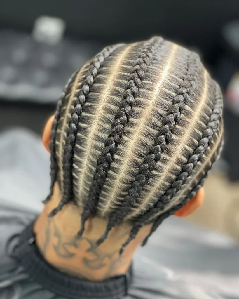 Cornrows Men Short Hair