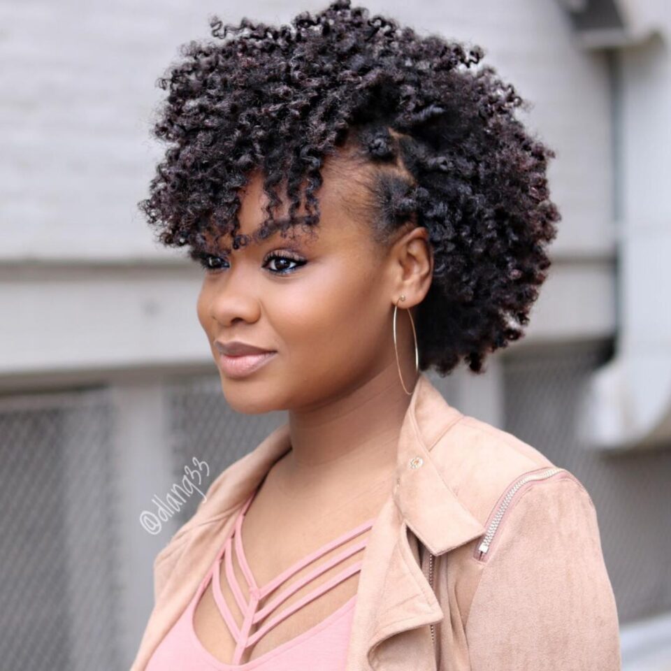 Black American Ladies Hairstyles Type #1: Embracing Natural Textures - a frohawk